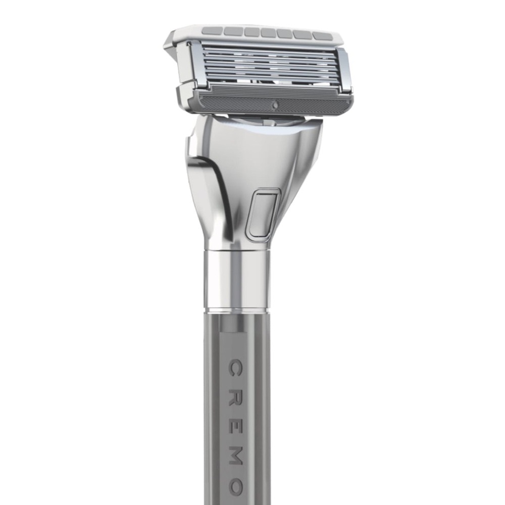 *NEW* Chrome Cremo Barber Grade Razor + 3 Refills, Weighted Handle, Opened Kit